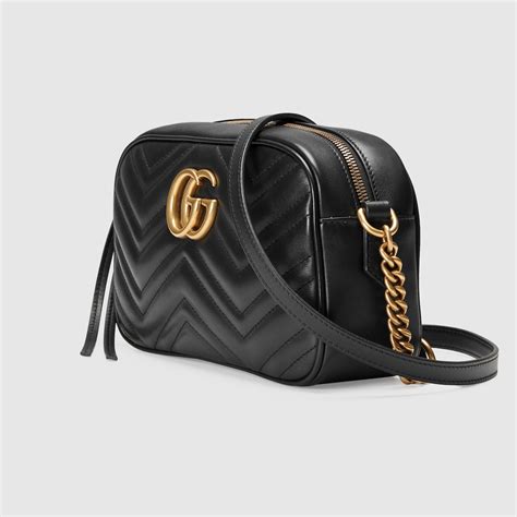 borsa gucci piccola nera|Gucci Borsa shopping misura piccola con chiusura con gancio.